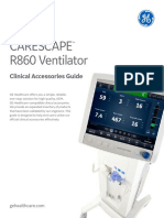 CARESCAPE R860 Ventilator Clinical Accessories Guide - JB79010XX