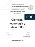 Ensayo-Ciencia, Tecnología y Desarrollo