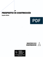 Presupuestos de Construccion (Juan Guillermo Consuegra)