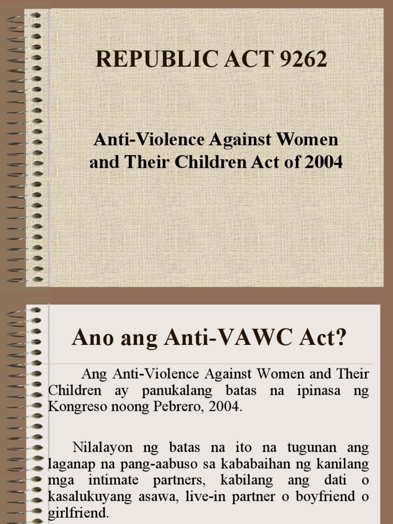 VAWC Filipino