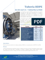 Tuberia HDPE P80 ISO 4427