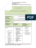 Secuencia Didáctica Manos A La Obra Con Las Herramientas TP 2