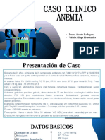 Caso clínico de anemia en embarazo con sobrepeso