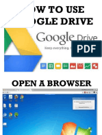 How to Use Google Drive