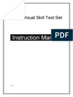 Visual Skill Test Instruction Manual
