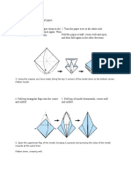 Procedure How To Make Bird Origami-English Exercise