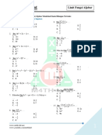 MTK Peminatan Kelas Xii Limit - Latihan Soal 1 Limit Fungsi Aljabar