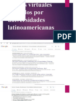 Cursos Virtuales Ofrecidos Por Universidades Latinoamericanas..