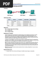 10.2.3.6 Lab - Configuring Syslog and NTP WB