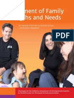 Assessment of Family Strengths and Needs