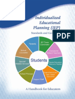Individualized Educational Planning (Standards and Guidelines)