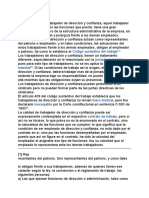 Trabajador de Dirección y Confianza