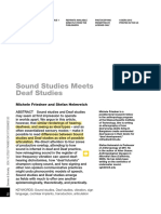 Helmreich Friedner Sound Studies Deaf Studies