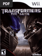 Transformers - Manual - WII