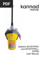 Kannad Safelink Sportpro User Manual