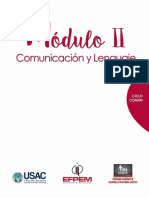 3.  Moìdulo II Comunicación y Lenguaje Ciclo Común