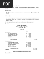 Forms of Statement of Financial Position