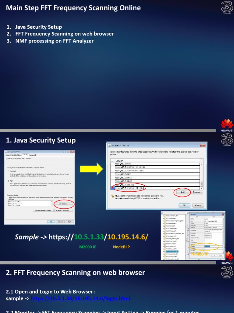 FFT Frequency Scanning Guide | PDF