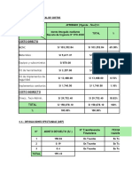 Estado Financiero de La AII Chacaconiza