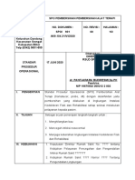 SPO Pembersihan Alat Terapi 2019