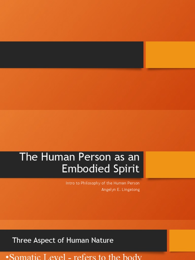 Understanding Human Nature and Personhood | PDF | Self | Human