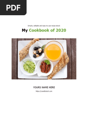 Usedtotech.com - 27 Simple recipe ebook template in Microsoft Word