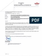 LPP-L-CJ-PL-682 Statement Letter for 150 kV Underground Cable Shipment 8 REK