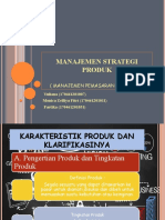 Manajemen Strategi Produk