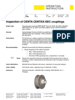 Inspection of CENTA CENTAX-SEC Couplings: Operating Instruction