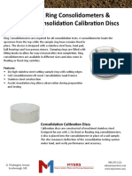 Ring Consolidometers & Consolidation Calibration Discs