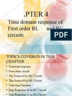 Time Domain Response of First Order RL and RC Circuits