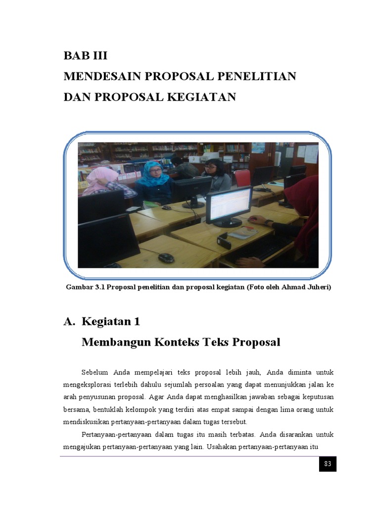 Desain Proposal Penelitian dan Kegiatan | PDF | Kajian Bahasa Asing
