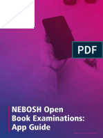 Nebosh Open Book Examinations: App Guide: CX027: Version 2a (21/sep/20)