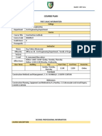 Course Plan: First: Basic Information College