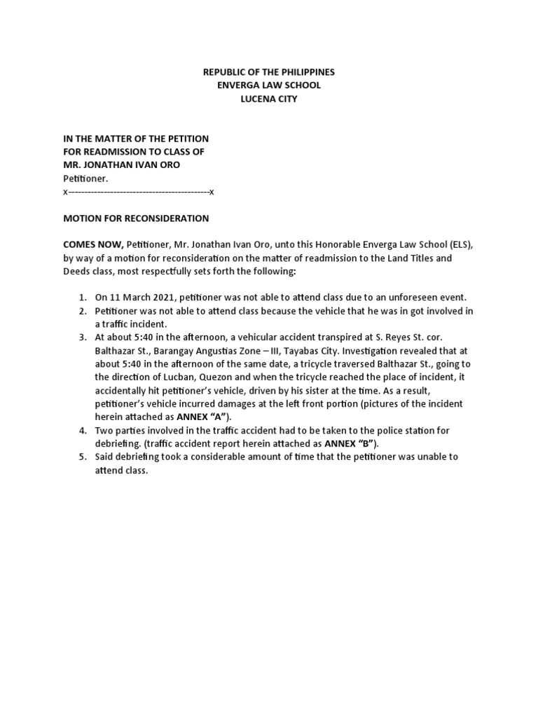 Motion For Reconsideration PDF