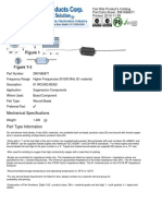 Mechanical Specifications: Fair-Rite Product's Catalog Part Data Sheet, 2961666671 Printed: 2010-11-09