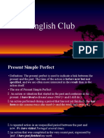 Present Simple Perfect