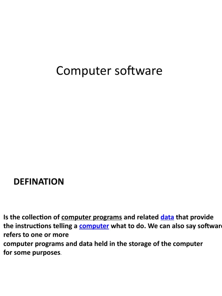 Computer Sofware | Download Free PDF | Software | Computer Programming