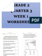 Grade 2 Q3 Week 1 Worksheets