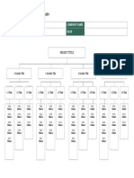 WBS Tree Diagram Template: Project Title Company Name Project Manager Date