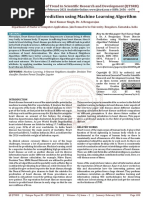 Heart Disease Prediction Using Machine Learning Algorithm