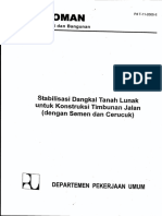 27. Stabilisasi Dangkal Tanah Lunak Untuk Konstruksi Timbunan Jalan