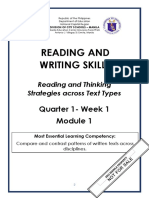 Reading and Writing q1 w1 Mod1