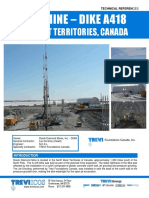 2005-10-DIAVIK Mine A418 - Dike Techical Reference Sheet