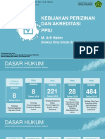 Kebijakan Perizinan Dan Akreditasi Ppiu: M. Arfi Hatim