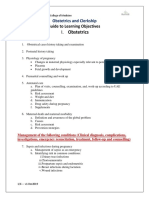 Guide to Learning Objectives OBGYN Clerkship(2)