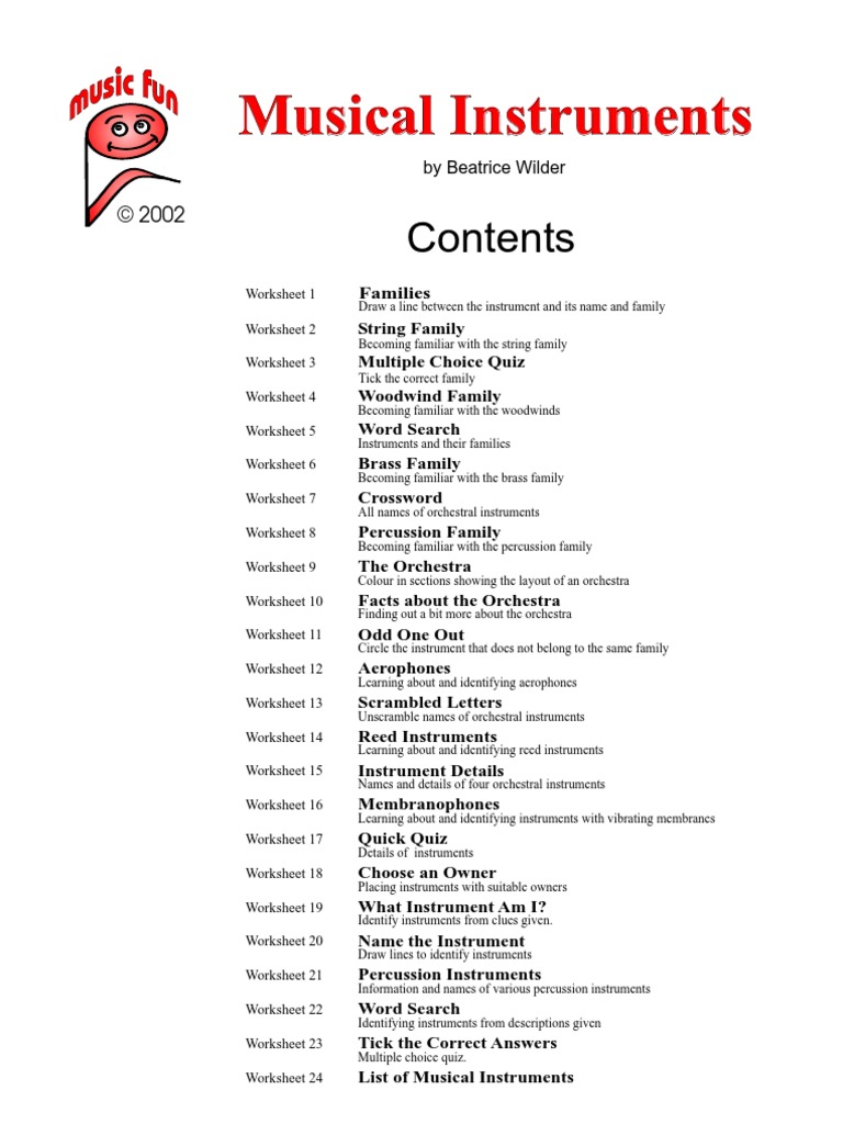 Instruments | Download Free PDF | Woodwind Instruments | Musical ...