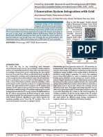 Solar Wind Hybrid Generation System Integration With Grid