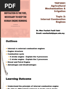 Lecture 2 - Internal Combussion