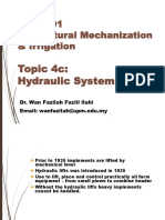 TKP3501 Agricultural Mechanization & Irrigation: Topic 4c: Hydraulic Systems